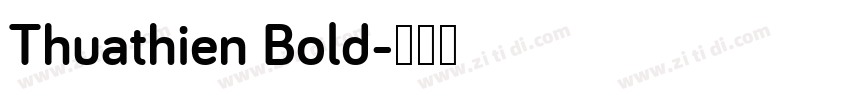 Thuathien Bold字体转换